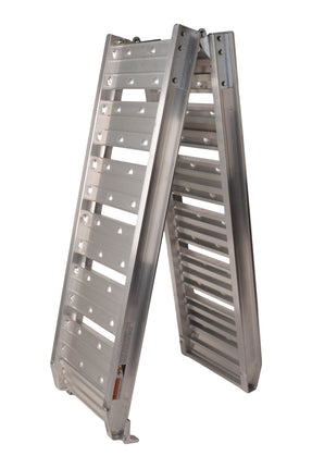 Cantonal Opklapbare aluminium oprijplaat - 200 kg draagvermogen - 180x30 cm