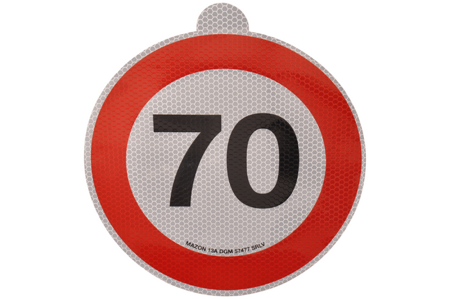 Cantonal Tempo 70 sticker Italië - 20 cm