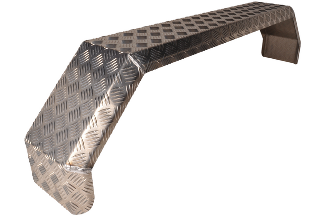 De Haan De Haan THMAQ 22155 - 1550x220x375 mm - aluminium traanplaat tandem spatbord