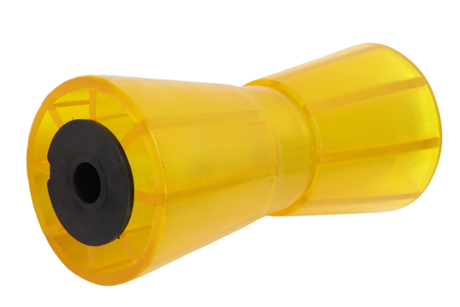 Knott Kielrol geel - 194x61 mm - naafdiameter 17 mm
