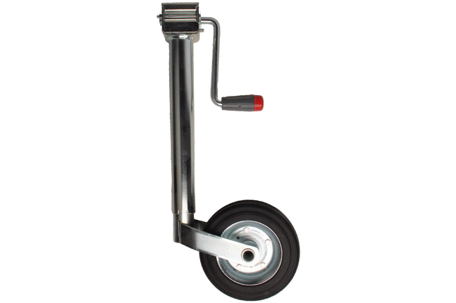 Simol Premium Neuswiel - 48 mm - draagvermogen: 150 kg - zijslinger en rubber wiel op stalen velg