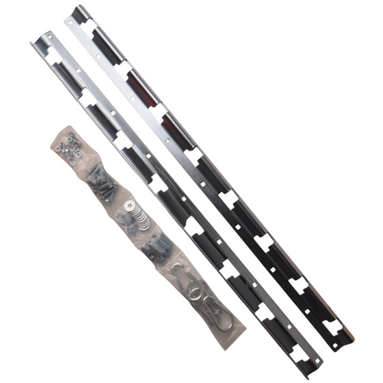 Acebikes Complete set bevestigingsrails voor bevestiging bestelwagen of aanhanger