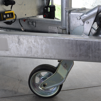AL-KO AL-KO opklapbaar neuswiel - 60 mm - draagvermogen: 500 kg - Heavy duty - extra lang
