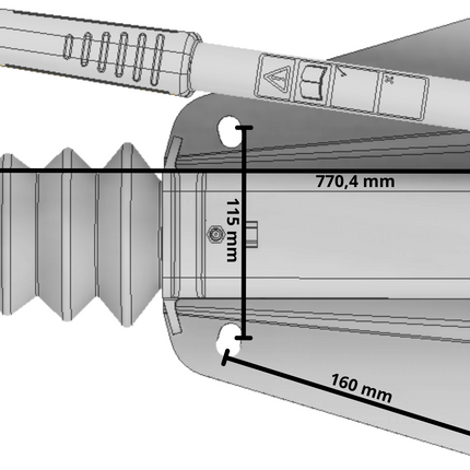 AL-KO AL-KO oplooprem aanhanger - 251G - maximaal trekvermogen: 3000 kg - V-dissel aansluiting - bovenbouw