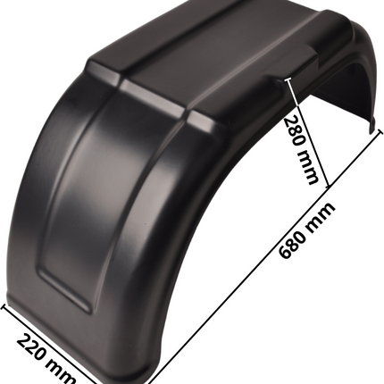 AL-KO AL-KO spatbord 12/13 inch - 680x220x280 mm