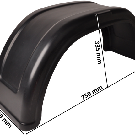 AL-KO AL-KO spatbord 14 inch - 750x240x335 mm
