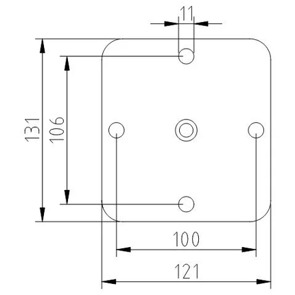 AL-KO Kantelbare neuswielklem AL-KO 48 mm