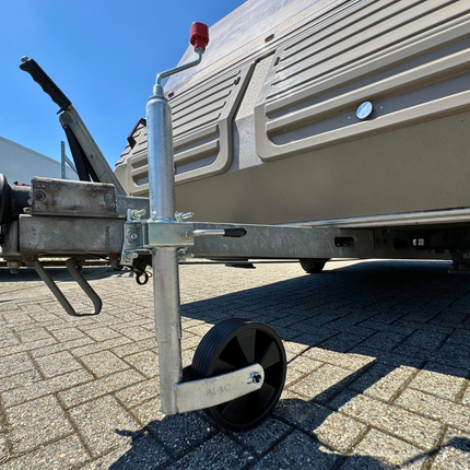 AL-KO Neuswiel Caravan Plus AL-KO - rond 48 mm - draagvermogen: 150 kg - extra lang - kunststof velg met kunststof wiel