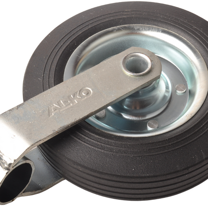 AL-KO Neuswiel Compact AL-KO - rond 48 mm - draagvermogen: 150 kg - stalen velg met massief rubber wiel