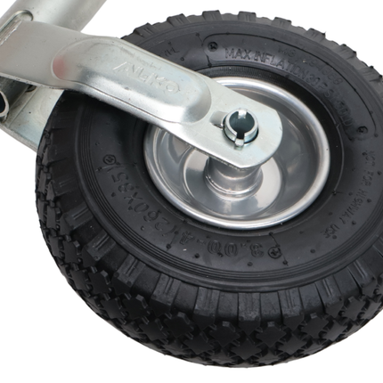 AL-KO Neuswiel Plus AL-KO - rond 48 mm - draagvermogen: 120 kg - extra lang - stalen velg met luchtband