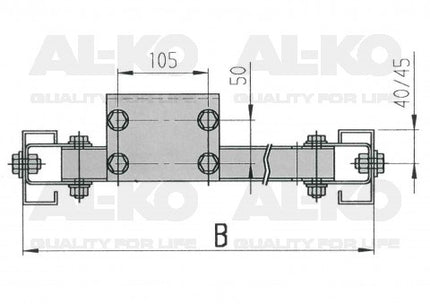 AL-KO Neuswiel traverse AL-KO 1212992