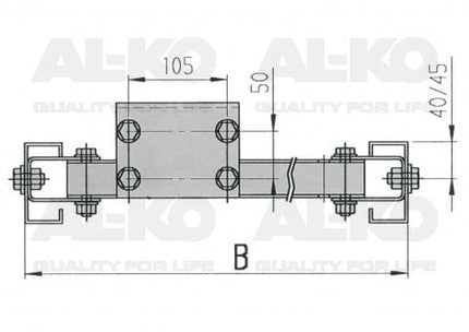 AL-KO Neuswiel traverse AL-KO 1212993