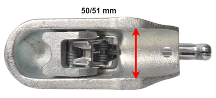 Albe Albe EM220RB - rond 50/51 mm - 2200 kg - geremde koppeling