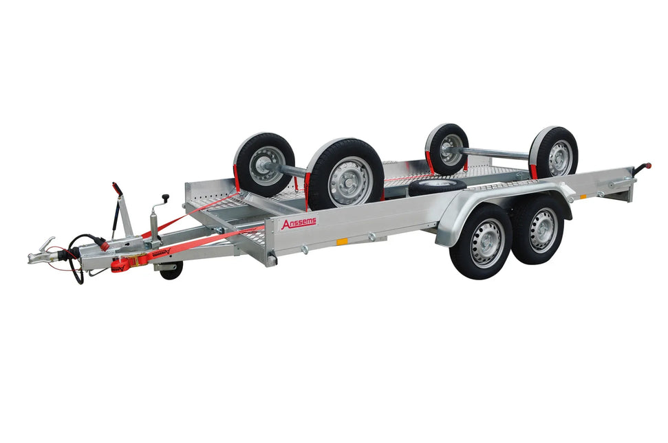 Anssems Easy fix autotransporter spanbanden - Rood - geschikt voor Anssems AMT / MSX
