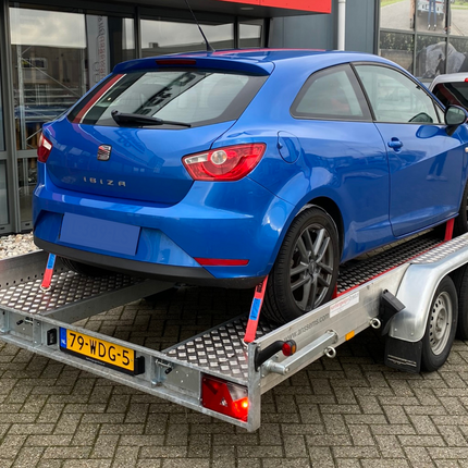 Anssems Easy fix autotransporter spanbanden - Rood - geschikt voor Anssems AMT / MSX