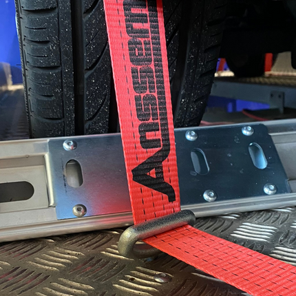 Anssems Easy fix autotransporter spanbanden - Rood - geschikt voor Anssems AMT / MSX