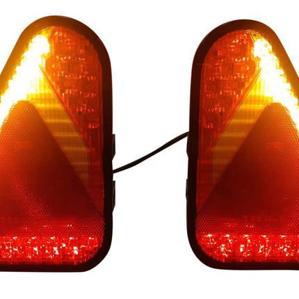 Aspock Achterlicht - Aspock Earpoint LED - links - 146x219x52,5 mm - inclusief mistlamp