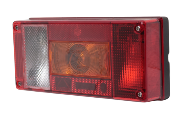 Aspock Achterlicht - Aspock Midipoint 1 - rechts - 220x100x52 mm - 5-polige connector