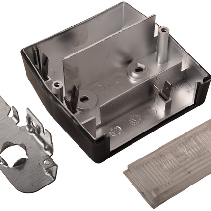 Aspock Achterlicht - Aspock Minipoint - links/rechts - 98x90x49 mm - tule aansluiting - inclusief bijbehorende bouten