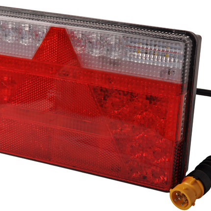 Aspock Achterlicht - Aspock MultiLED 2 - links - 240,7x140,7x54 mm - 35-0203-067