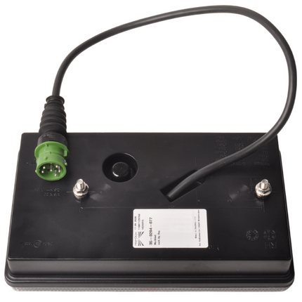 Aspock Achterlicht - Aspock MultiLED 2 - rechts - 240x140x54 mm - volledig LED - 8-polige connector - 50 cm kabel