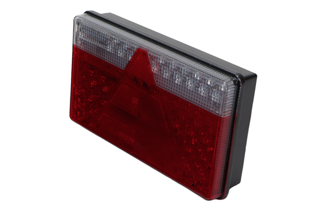 Aspock Achterlicht - Aspock MultiLED 2 - rechts - 240x140x54 mm - volledig LED - 8-polige connector - 50 cm kabel