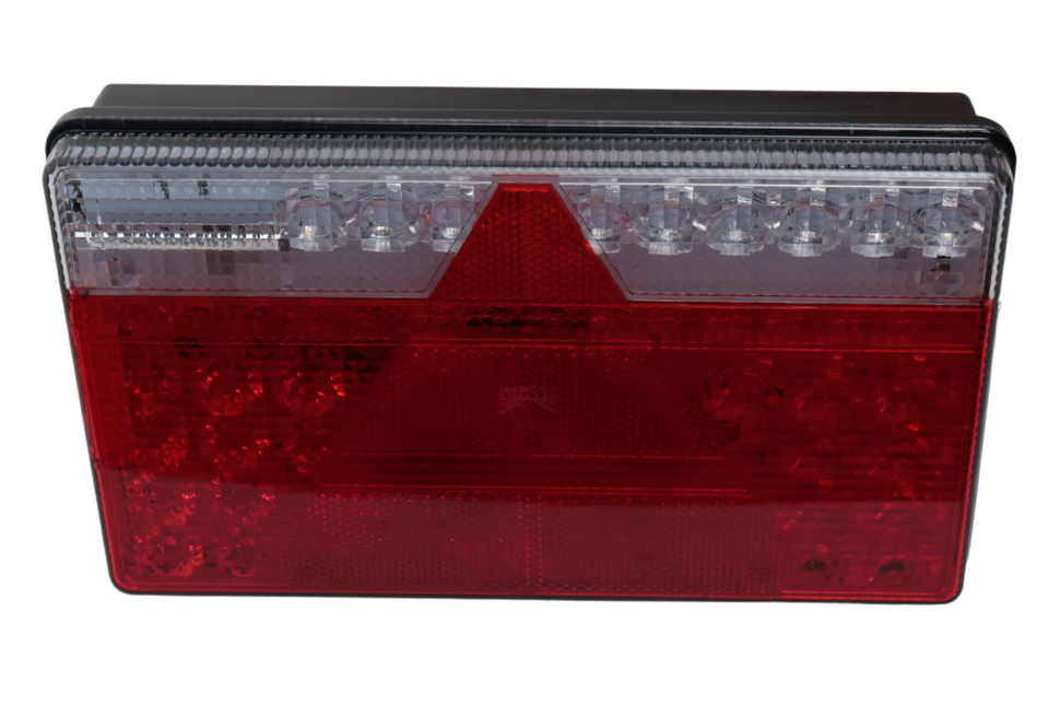 Aspock Achterlicht - Aspock MultiLED 2 - rechts - 240x140x54 mm - volledig LED - 8-polige connector - 50 cm kabel
