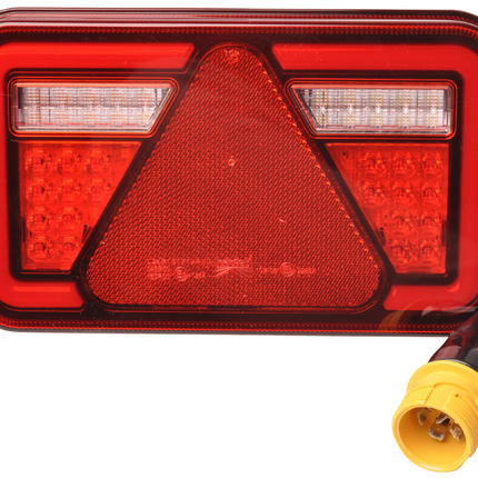 Aspock Achterlicht - Aspock MultiLED 4 - links - 241x141x71 mm - 7 polige ASS2 stekker - waterdicht