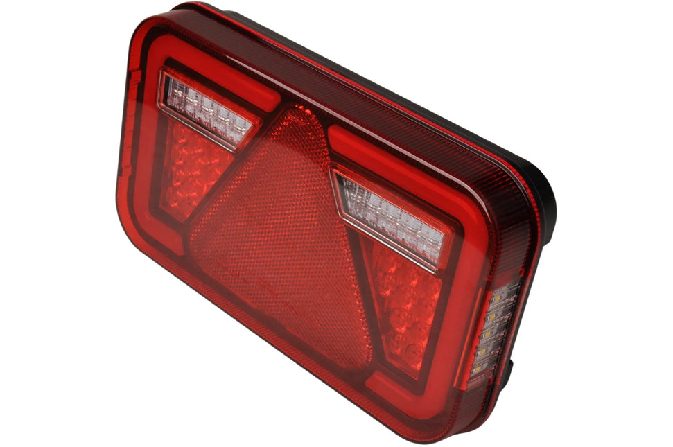 Aspock Achterlicht - Aspock MultiLED 4 - links - 241x141x71 mm - volledig LED - 5-polige connector