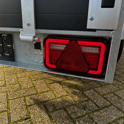 Aspock Achterlicht - Aspock MultiLED 4 - rechts - 241x141x71 mm - volledig LED - 5-polige connector