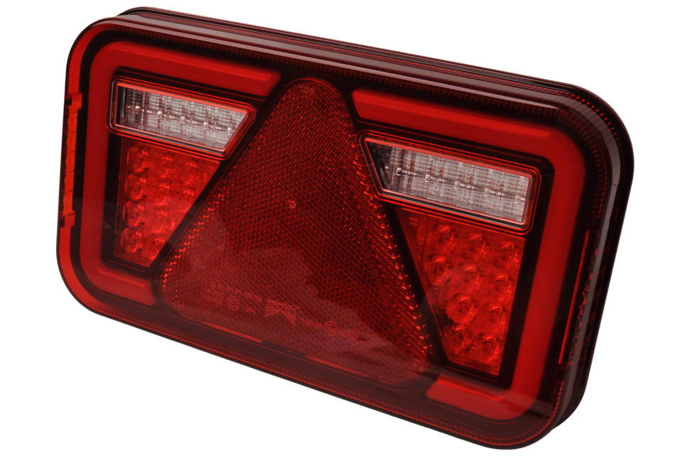 Aspock Achterlicht - Aspock MultiLED 4 - rechts - 241x141x71 mm - volledig LED - 8-polige connector