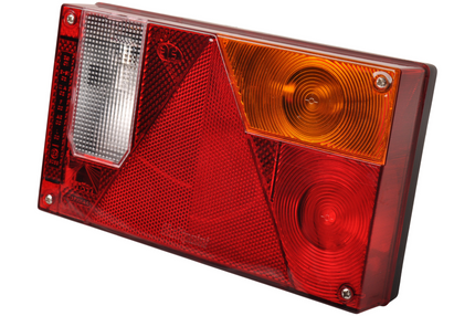 Aspock Achterlicht - Aspock Multipoint 1 - rechts - 24-5210-007 - 5-polige connector - inclusief achteruitrijverlichting