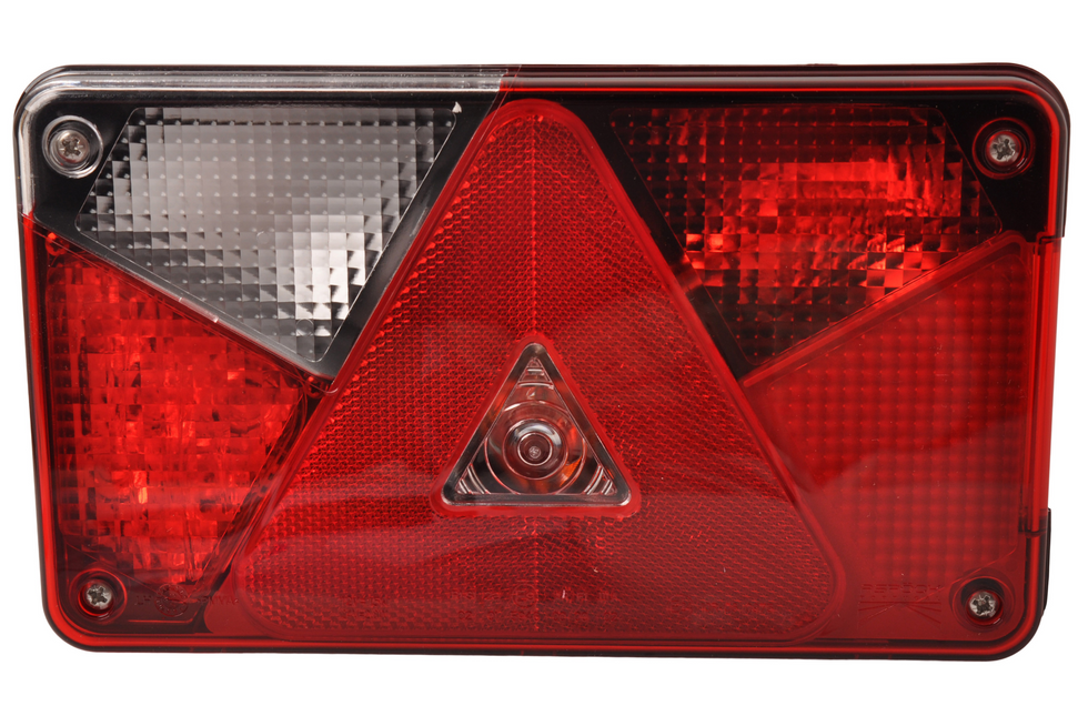 Aspock Achterlicht - Aspock Multipoint 5 - links - 5-polige connector - LED achterlicht en remlicht