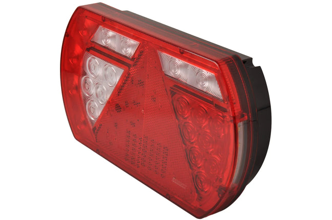 Aspock Achterlicht - Lucidity LED - links - 236x140x52 mm - 5-polige Aspöck connector - met ingebouwde weerstand