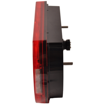 Aspock Achterlicht - Lucidity LED - links - 236x140x52 mm - Aspöck 8-polige connector - met ingebouwde weerstand