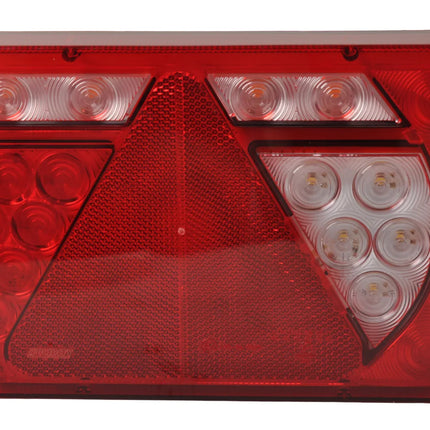 Aspock Achterlicht - Lucidity LED - rechts - 236x140x52 mm - 5-polige Aspöck connector - met ingebouwde weerstand
