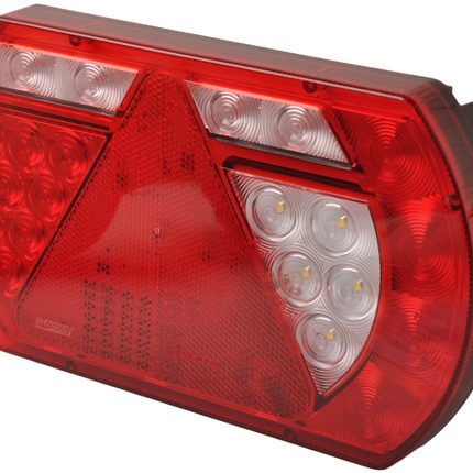 Aspock Achterlicht - Lucidity LED - rechts - 236x140x52 mm - Aspöck 8-polige connector - met ingebouwde weerstand