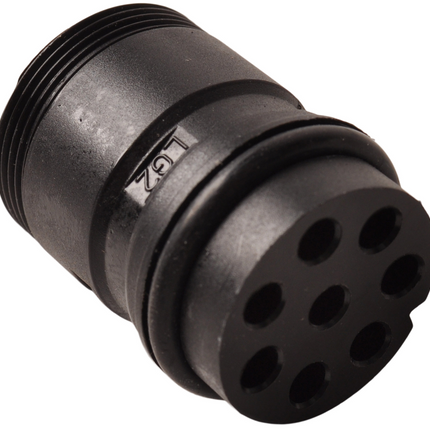Aspock Aspock connector links - 8 pins/aderig - geel