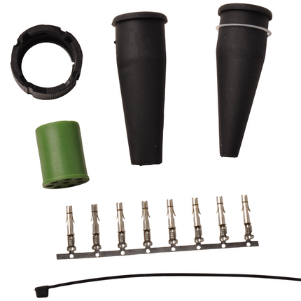 Aspock Aspock connector rechts - 8 pins/aderig - groen