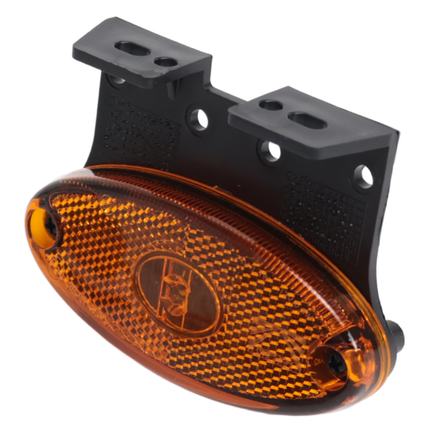 Aspock Aspock Flatpoint 2 - oranje/gele markeringslamp - connector aansluiting - LED - op houder