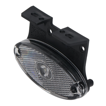 Aspock Aspock Flatpoint 2 - witte markeringslamp - 50 cm DC kabel - LED - op houder
