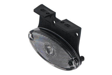 Aspock Aspock Flatpoint 2 - witte markeringslamp - 50 cm DC kabel - LED - op houder