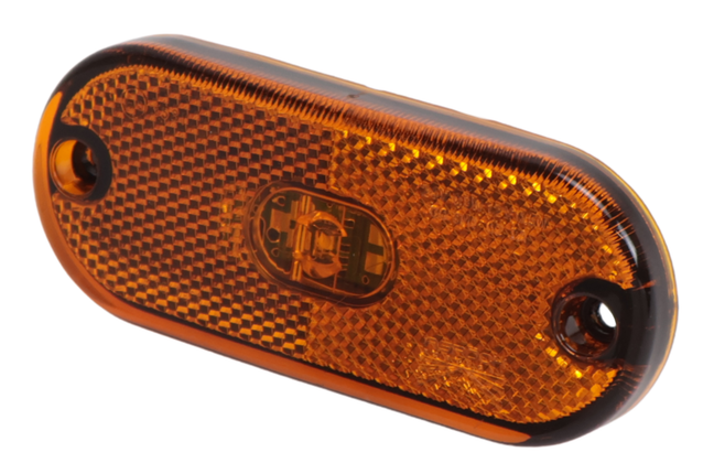Aspock Aspock Flatpoint 3 - oranje/gele markeringslamp - 2-Aderige kabel met doorverbinders - LED