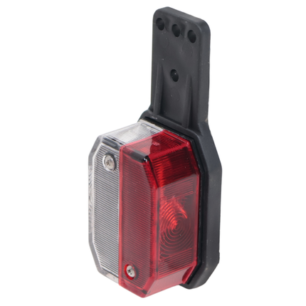 Aspock Aspöck flexipoint breedtelicht links - rood/wit op rubber houder met 50 cm kabel