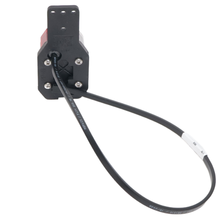 Aspock Aspöck flexipoint breedtelicht links - rood/wit op rubber houder met 50 cm kabel