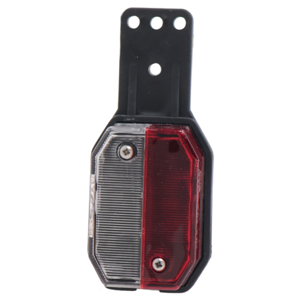 Aspock Aspöck flexipoint breedtelicht links - rood/wit op rubber houder met 50 cm kabel