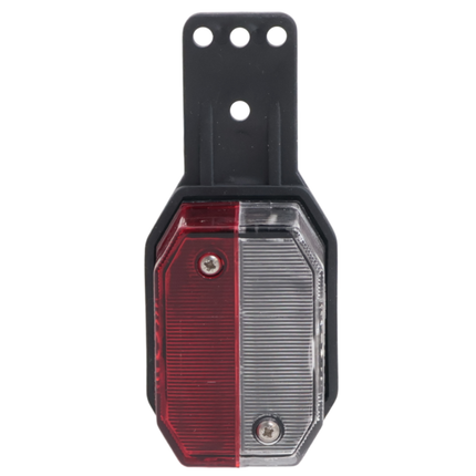 Aspock Aspöck flexipoint breedtelicht rechts - rood/wit op rubber houder met 50 cm kabel