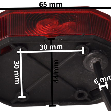 Aspock Aspock flexipoint contourlamp rood/wit 500 mm