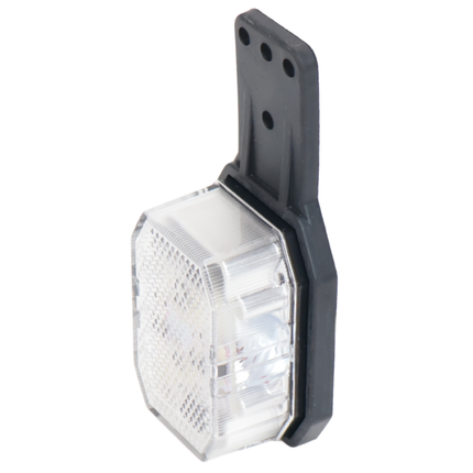 Aspock Aspock Flexipoint LED breedtelicht links - rood / wit op kleine rubber houder met 0,5m kabel