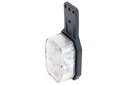 Aspock Aspock Flexipoint LED breedtelicht links - rood / wit op kleine rubber houder met 0,5m kabel